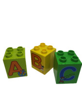 Lego DUPLO Buchstaben A-Z Sonderzeichen Steine Lernen Kinder Auswahl Namen Lerne