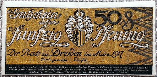 Notgeld pfennig reihe - pfennig, k