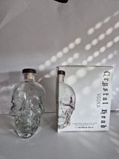 Crystal Head Vodka Totenkopf-Flasche 0,7L Leere Flasche ohne Inhalt Deko Objekt 