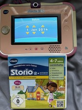 VTech Storio 3 S Interaktives Lern-Tablet Rosa Gebraucht