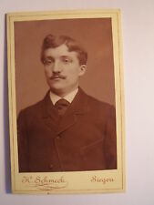 Siegen - Mann mit Bart im Anzug - Portrait / CDV