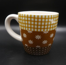 Pflanzentasse Keramik Pflanztopf Tasse  ø u8 / o12 x H 11,5 cm Braun
