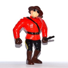 Hasbro WWF Wrestling Figur Serie 5 The Mountie mit original Zubehör