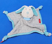 SIGIKID HASE SCHMUSETUCH KUSCHELTUCH GRAU MINT 39043 COMFORTER RABBIT