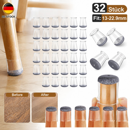24pcs stuhlbeinkappen - 24pcs,