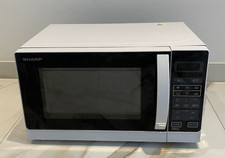 SHARP R-642(W)W - Mikrowelle 800W mit Grillfunktion 1000W / Weiß / freistehend