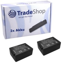 2x Kamera Li-Ion Akku 1200mAh für Panasonic Lumix DMC-FZ47, DMC-FZ62, DMC-FZ72