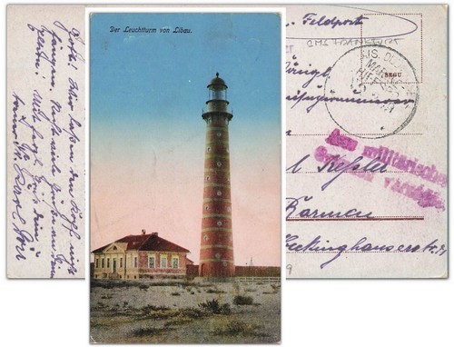 Libau leuchtturm 1917 - libau,