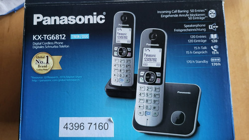Panasonic tg6812 duo - panasonic, kx-tg6812