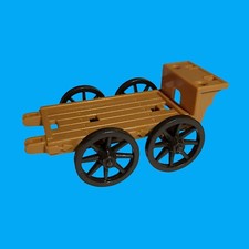 Playmobil - Unterteil Fahrgestell für Leierkasten Dreh-Orgel - hellbraun