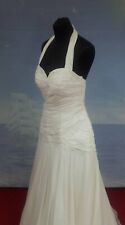 Brautkleid  Chiffon Farbe Ivory   Gr. 46 Neu