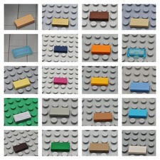 LEGO® 10x Platte Fliese Tile 1x2 Brick - 3069 - versch. Farben