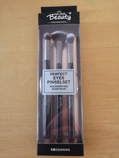 3-tlg. Perfect Eyes Pinselset - 3 Augen Pinsel - Rossmann - wie neu