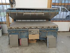 Furnierpresse, pneumatisch, Markenlos, gebraucht, Presse, Flächenpresse, BJ 1985