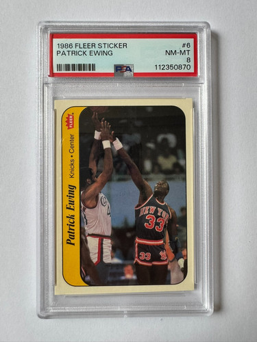Patrick ewing 1986 fleer - patrick,