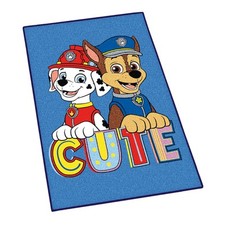 Paw Patrol Kinder Fußmatte Teppich 50 x 75 cm blau neu