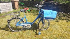 Cargo-Bike Lastenrad Transport-Fahrrad Speedbike, 50 cm, blau, Post, Zusteller