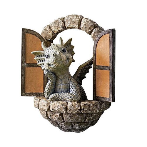 Hof drachenskulptur figuren - hof,