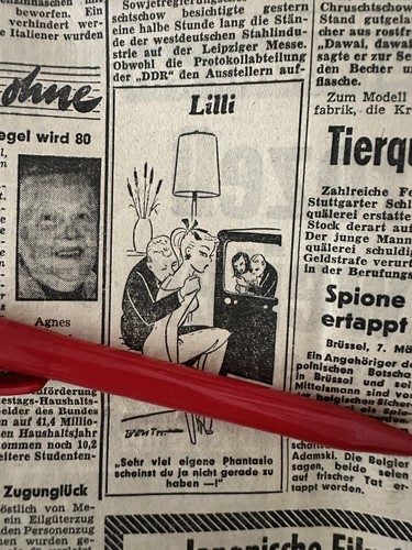 Original vintage bild lilli - vintage,