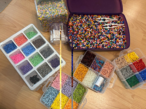 Bügelperlen set kunststoff - bügelperlen,