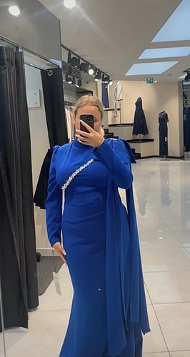 Tuvay damen abendkleid - abendkleid, blau