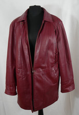 Damen 100% ECHTES LEDER Lange