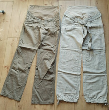 Paket Damen, Schwangerschaftskleidung, Umstandsmode, 2 Hosen, 1 Rock, Gr. 36