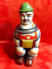 Alte Porzellan Krug Zinndeckel Original Gerzit N 40 W,Germany Handarbeit 20,5 cm