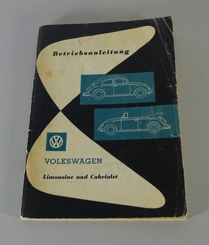 Betriebsanleitung käfer - vw,