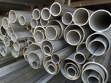 Edelstahlrohr 15 mm - 168,3 mm V4A 1.4571 Rohre bis 1,45 m, Rundrohr