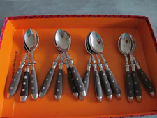 Bistro Besteck vintage schwarze Griffe, 56 Teile