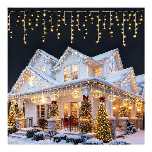 Eisregen lichterkette 400 led - lichterkette,
