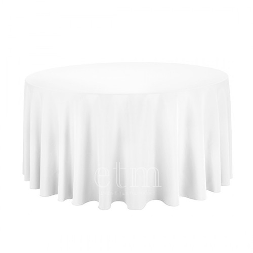 Tischdecke rund ø300cm weiss - ø300cm,