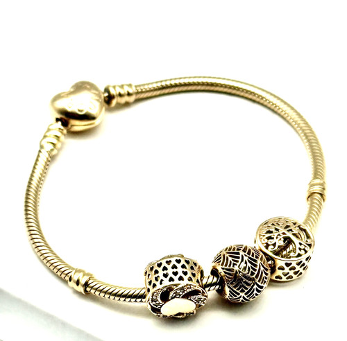 Pandora gold 585 armband - 585,