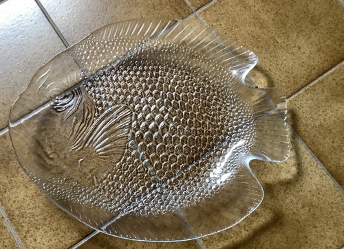 Fisch glasschale 39x31cm - fisch-glasschale,