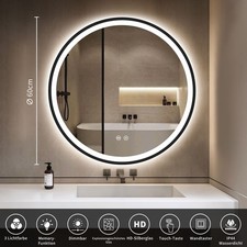 Runder Badspiegel mit Licht 60