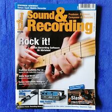 Sound & Recording 07-2010, Slash, RME Fireface UC, Simmons SDS7, Guitar Rig