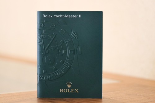 Booklet rolex yacht master - rolex, ii