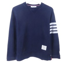 THOM BROWNE. Sweatshirt Pullover Jungen Blau Navy Gr. 12 152