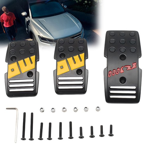 3pcs aluminium pedalkappen - 3pcs,