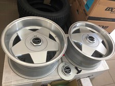 2x 9.0j 4x100 9x16 VW Golf 1 2 3 BMW E30 BORBET A 16 Zoll TOP Neu Retro 