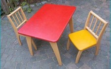 Geuther Kindermöbel /Sitzgruppe / Tisch und 2 Stühle