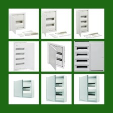Kleinverteiler Unterverteilung Sicherungskasten Unterputz Aufputz HW Gewiss NEU!
