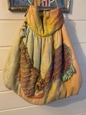 Ausgefallener traumhafter Damast Stoffbeutel, Tasche