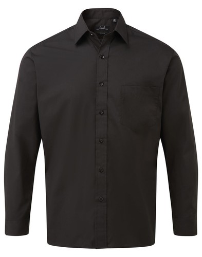 Herren langarmhemd easy care - herren,