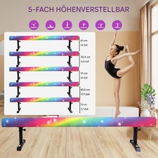 180 Cm Schwebebalken Turnbalken Balance Balken Indoor Outdoor Höhenverstellbar