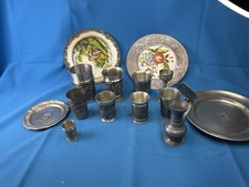 Zinn Konvolut 1299,5g: Becher