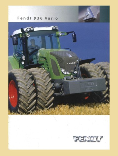 Fendt vario 936 traktor - fendt, 936 
