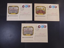 Sowjetunion 1976, 3 Autogramm Belege Kosmonaut "Witali Scholobow", Sojus 21