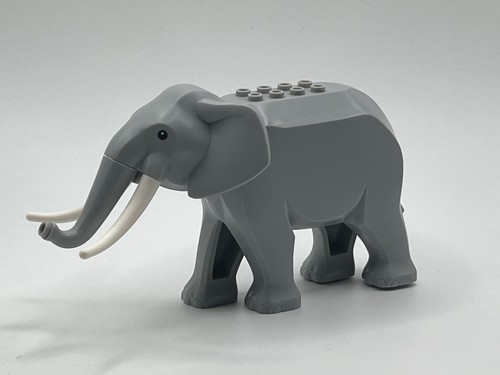 Lego elephant elefant - elephant/elefant, hellgrau